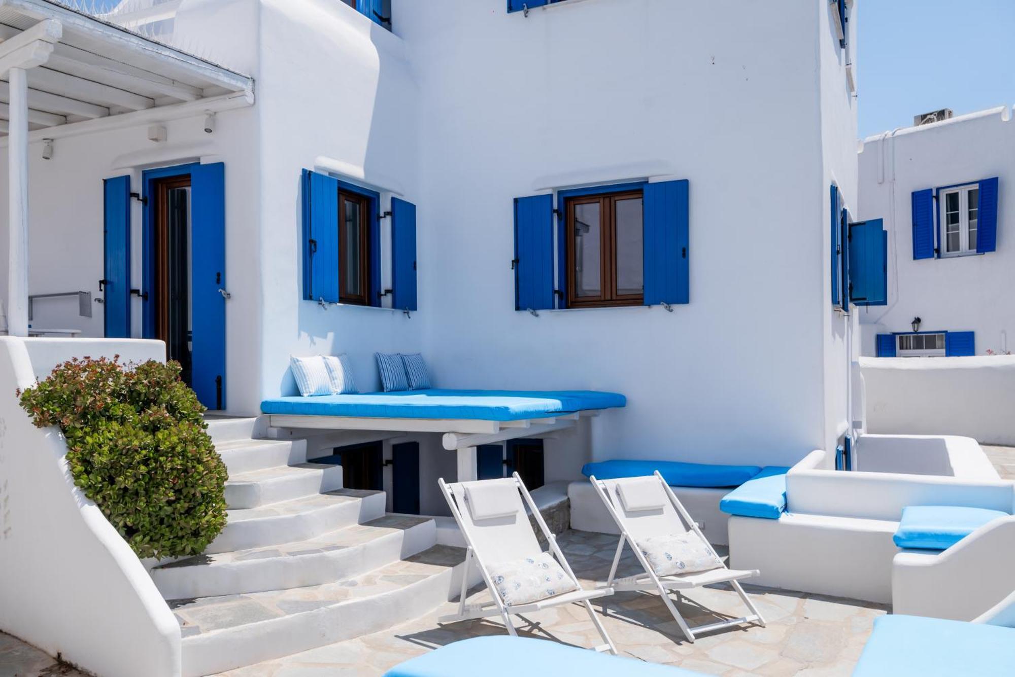 Olive Tree & Capari Mykonos Town Homes & Apartments With Pool! Bagian luar foto