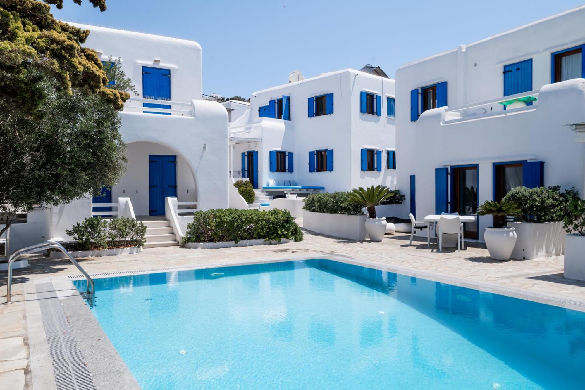 Olive Tree & Capari Mykonos Town Homes & Apartments With Pool! Bagian luar foto