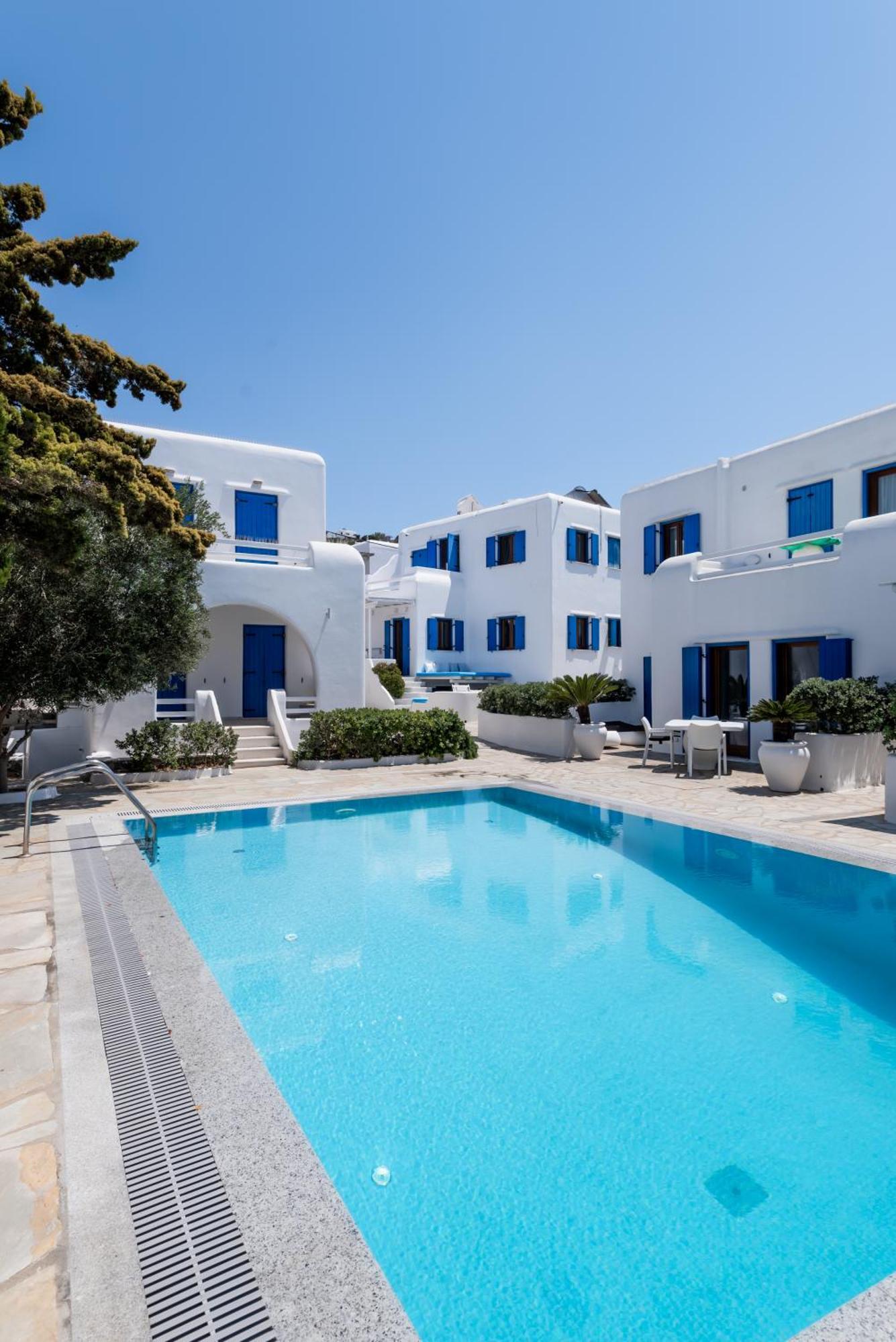 Olive Tree & Capari Mykonos Town Homes & Apartments With Pool! Bagian luar foto